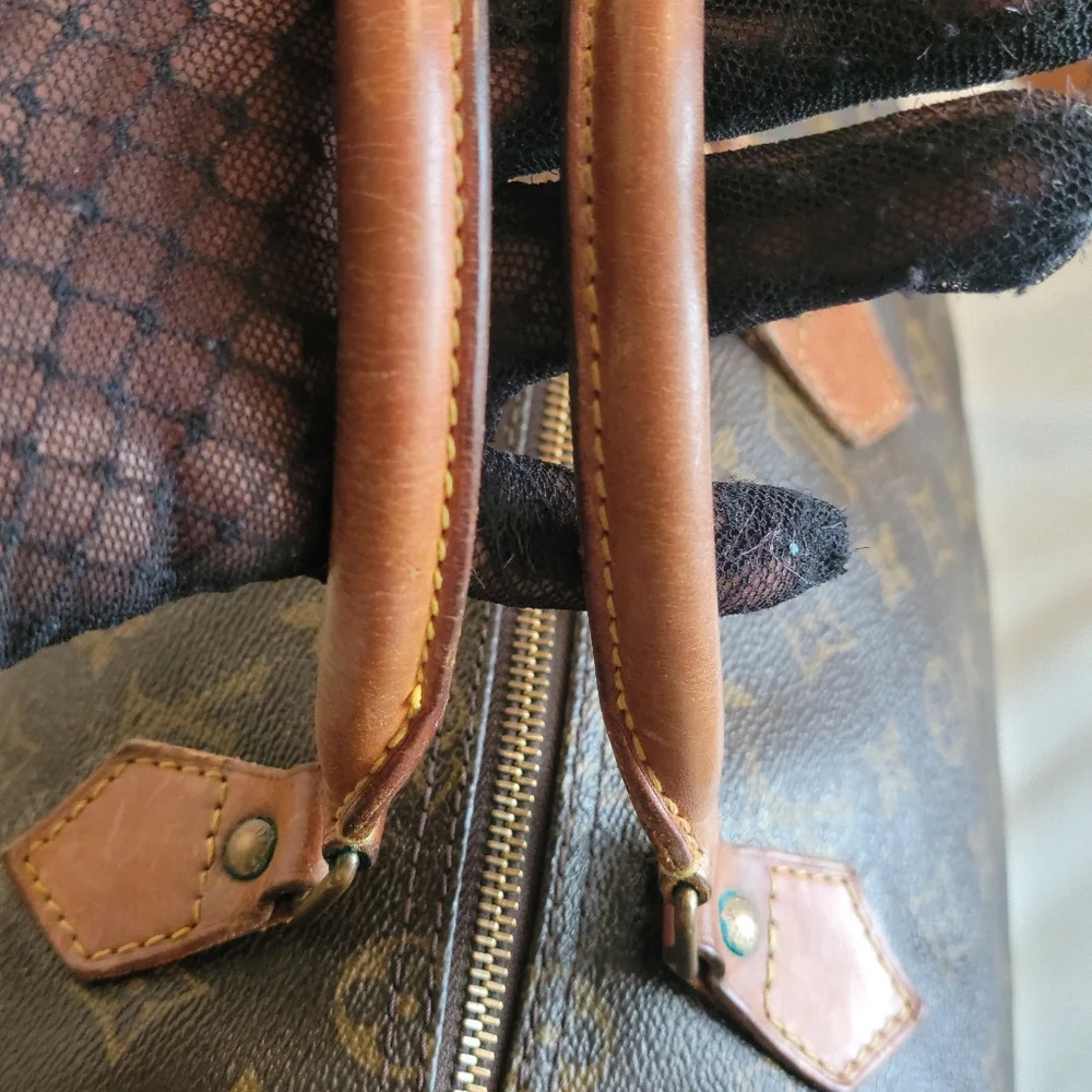 Louis Vuitton Vintage Speedy 35 Mono Date Code SP0973 (W/ COA)